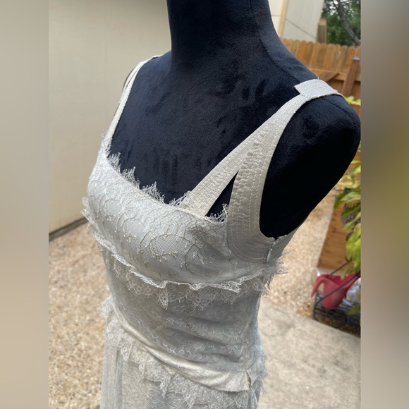 Vintage Nina Ricci drop waist lace party dress - Picture 3 of 7